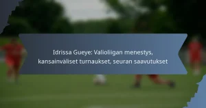 Idrissa Gueye: Valioliigan menestys, kansainväliset turnaukset, seuran saavutukset